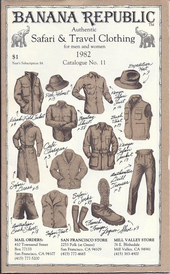 Banana Republic 1982 Catalog#11 by Kevin Sarkki