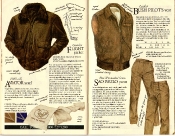 Banana Republic #21 Christmas Goatskin Flight Jacket, Aviator's Scarf, Bush vest, Sao Paulo Pants