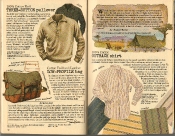Banana Republic Summer 1986 3-Button Pullover, Low Profile Bag, Melvin Belli Testimonial, Richard Burton Travelogue, Outback Shirt