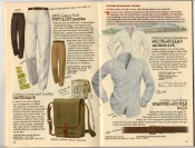 Banana Republic Summer 1987 No. 32  Populist Pants, Haversack, White-Collar Workshirt, Wrapped-Buckle Belt