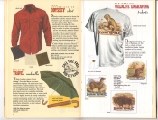 Banana Republic Catalog 37 Fall 1988 Odyssey Shirt, Travel Umbrella, Old English Wildlife Engraving Shirts