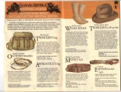 Banana Republic Fall UPDATE 1984 Mr Brady's Traveler's Bag, Ox Horn Bracelets, Apprentice's Bag, Welsh Socks, Money Belt, Traveler's Roll-Up Hat, Leather Buckle Belt