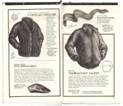 Banana Republic Catalog No.10 Holiday 1982 Cardigan Seater, Civil Defence Beret, Coast Guard Muffler, Barracuda Jacket