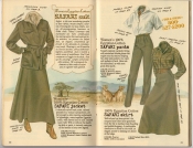 Banana Republic Spring 1987 Women's Safari Jacket, Safari Pants, Safari Skirt