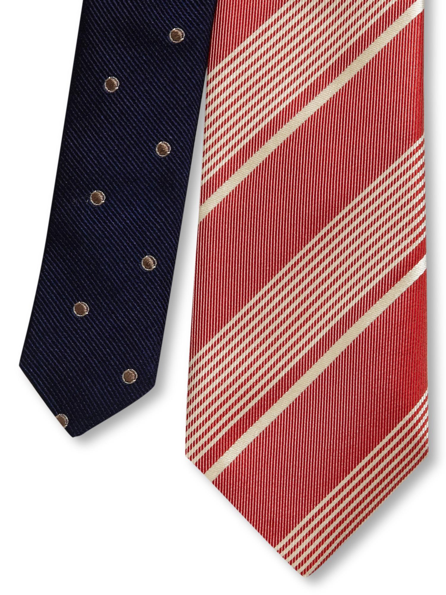 Alternating stripe tie
