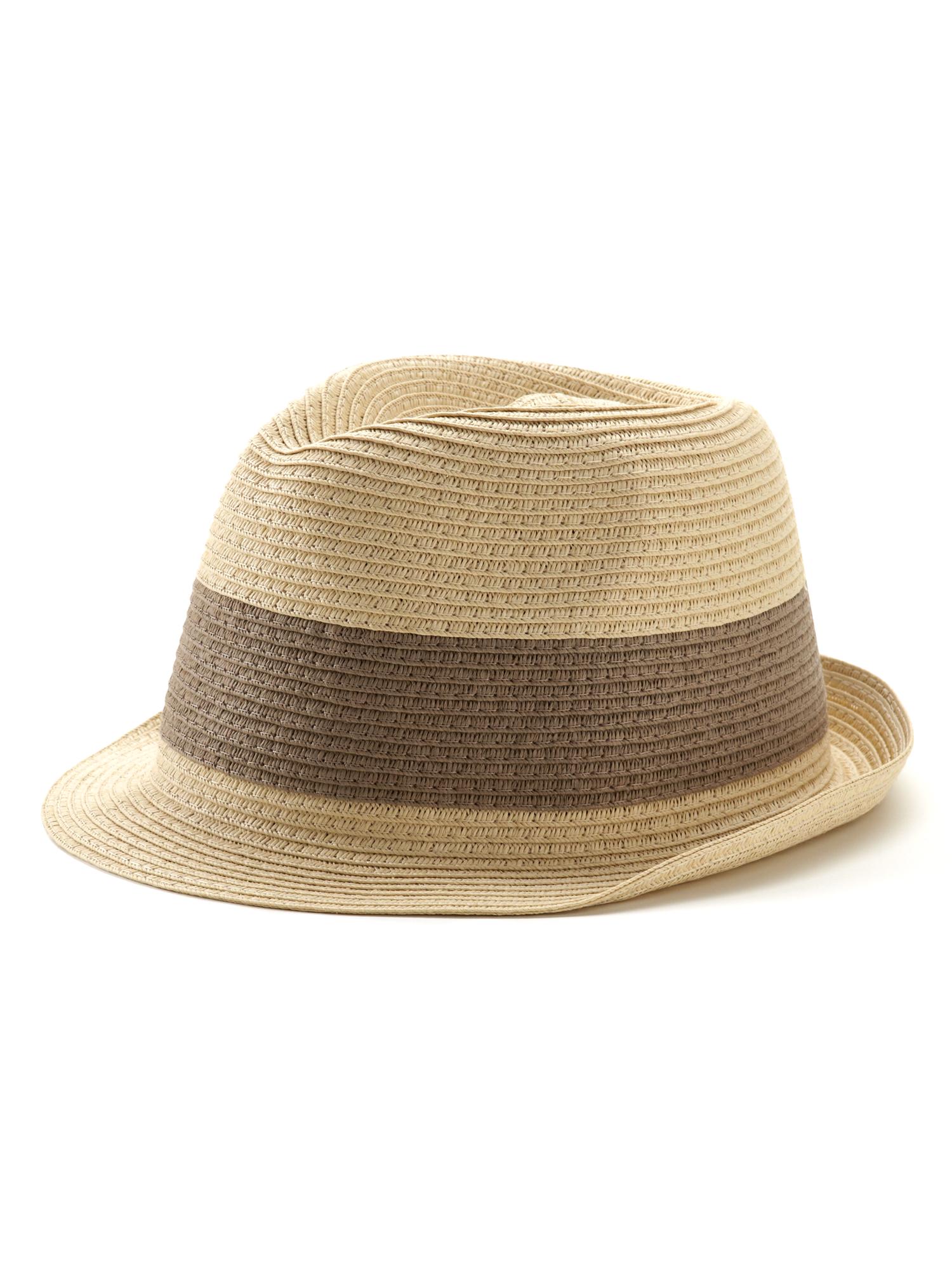 Raffia fedora Banana Republic