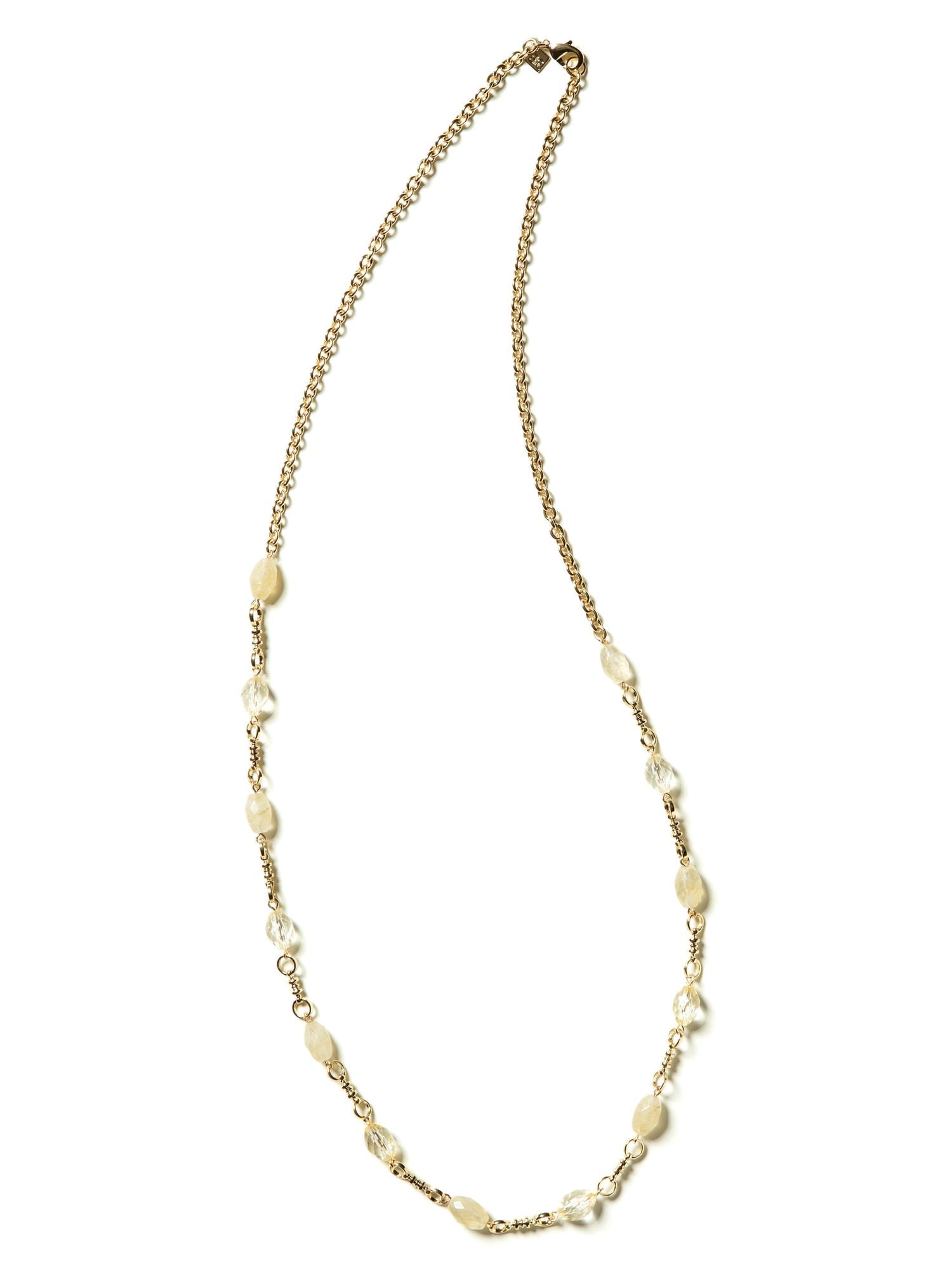 Oval Bead Chain Necklace Banana Republic 1111