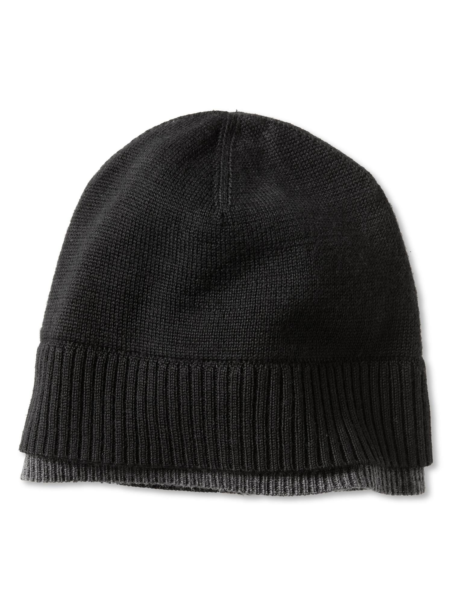 Reversible knit cap