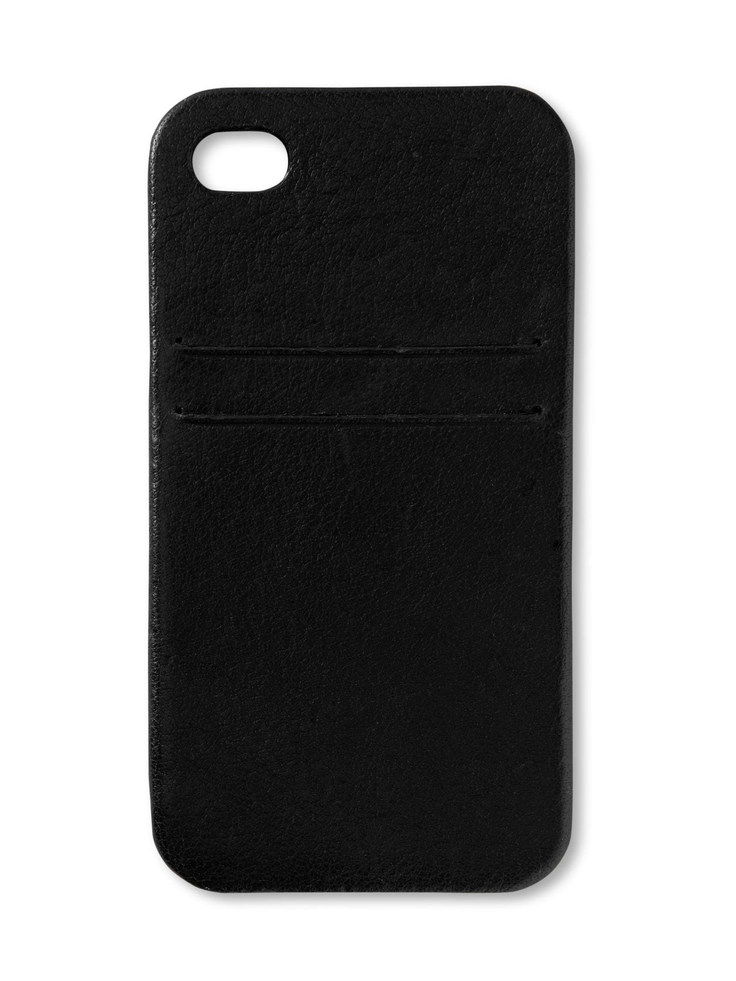 Molded leather phone case