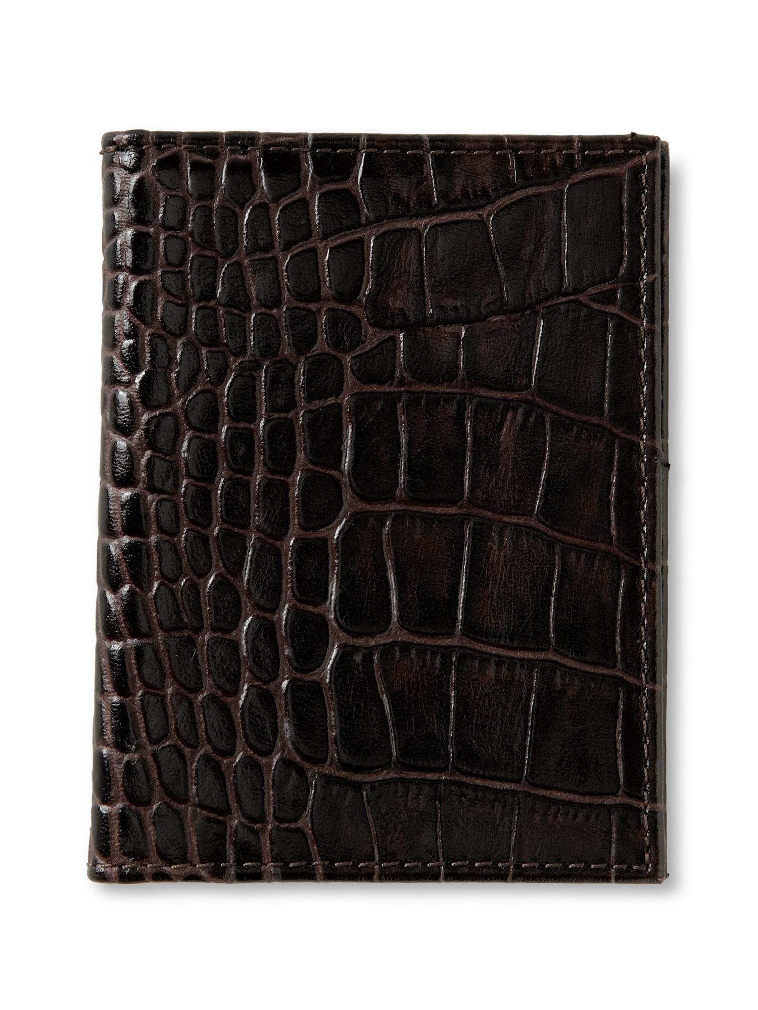 Embossed business card case