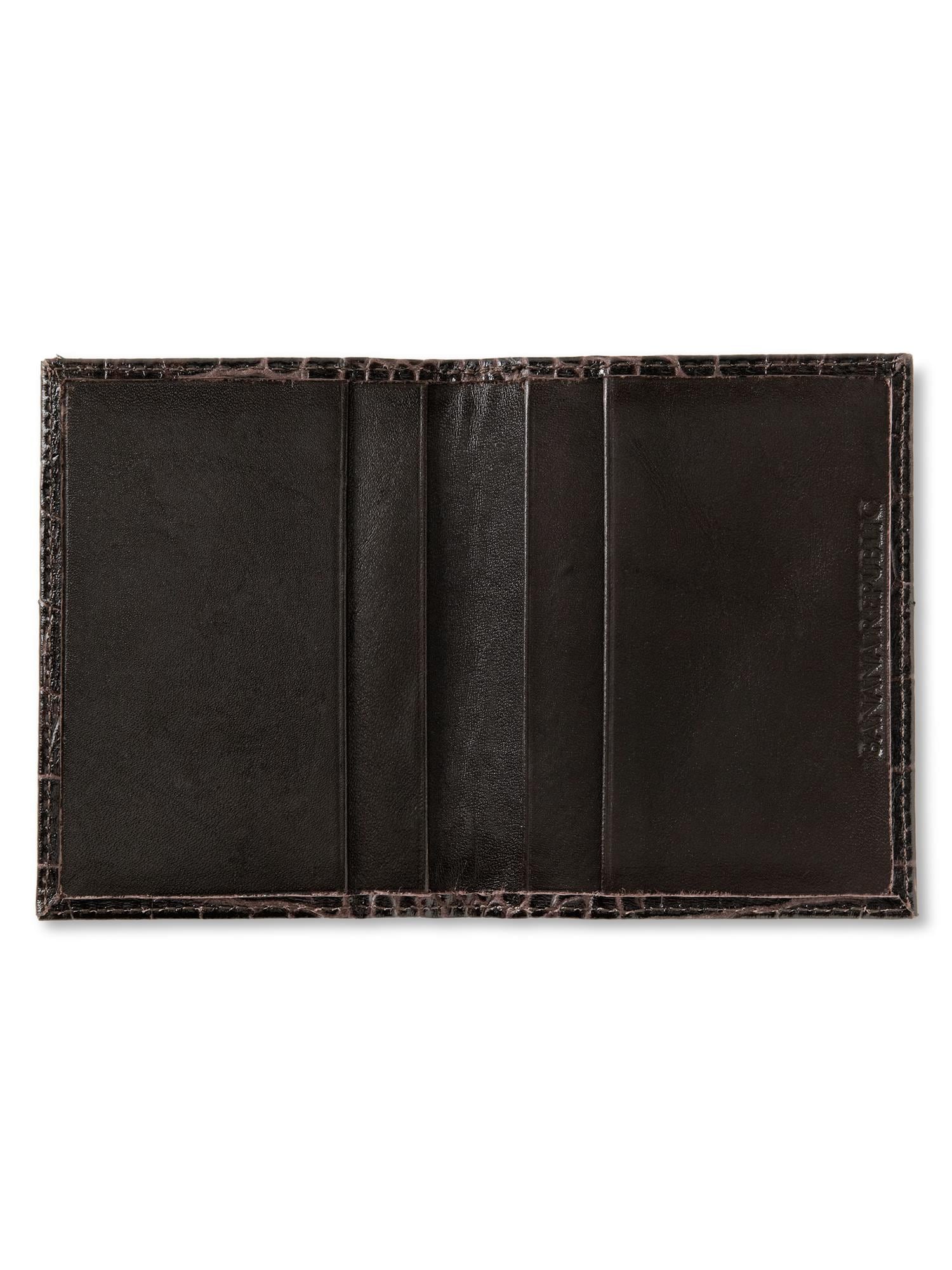 Embossed business card case