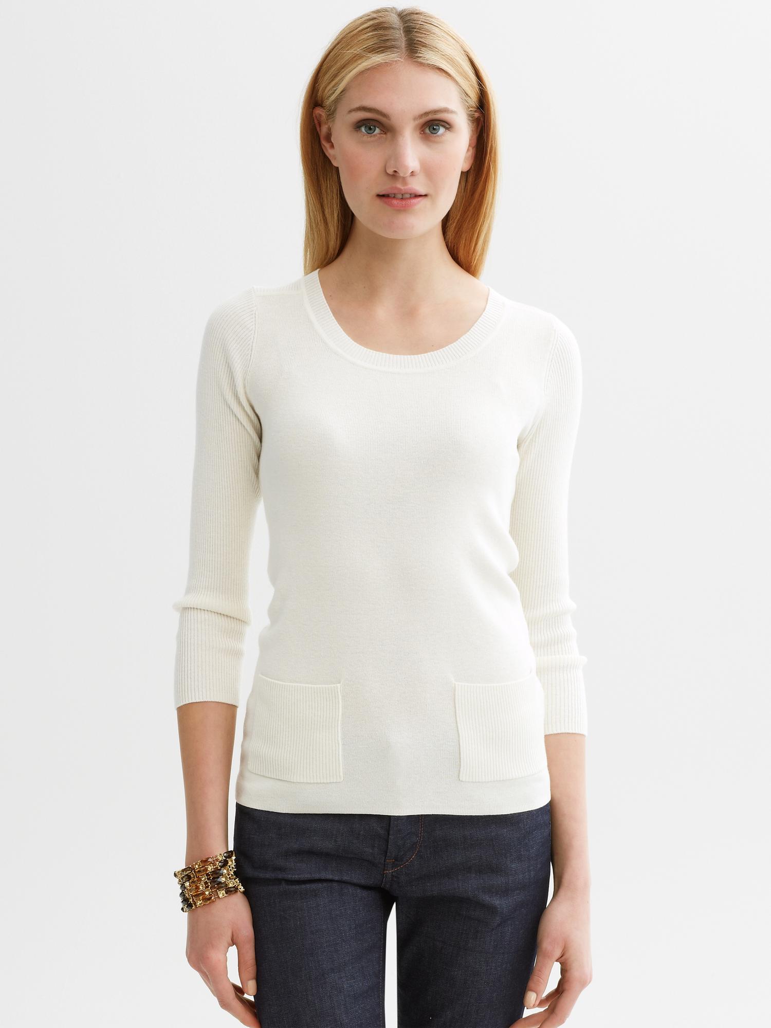 Patch pocket pullover
