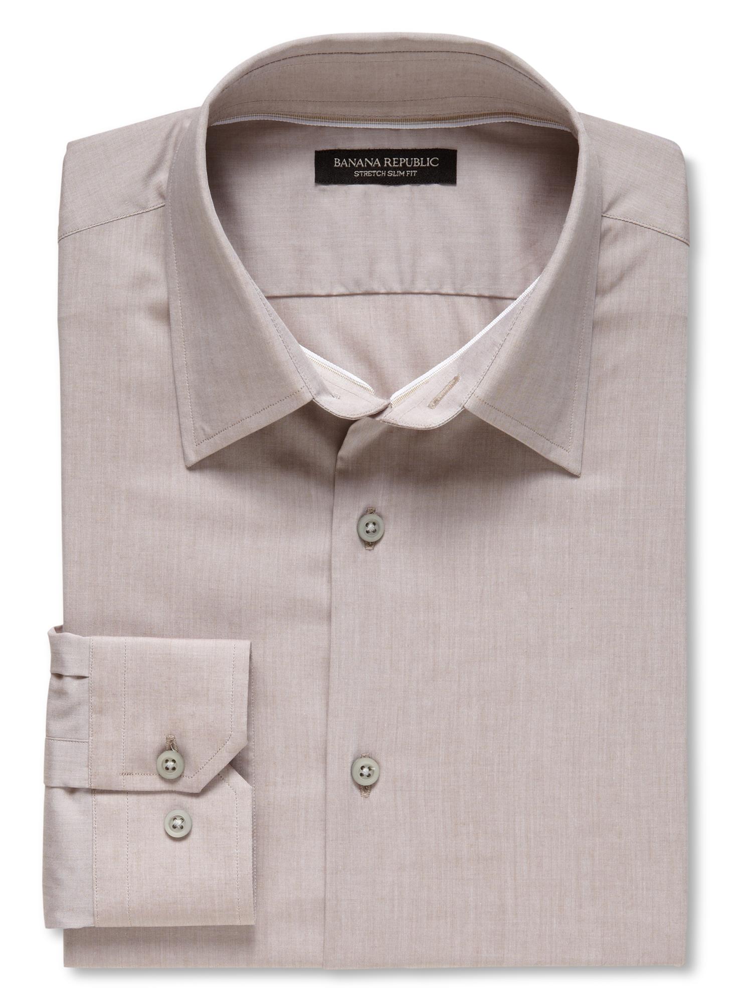 Slim-Fit Stretch Shirt | Banana Republic