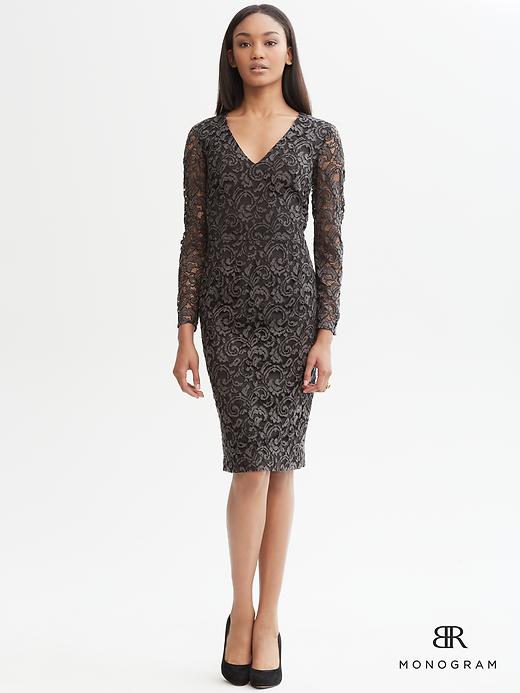 Banana republic black deals sequin monogram