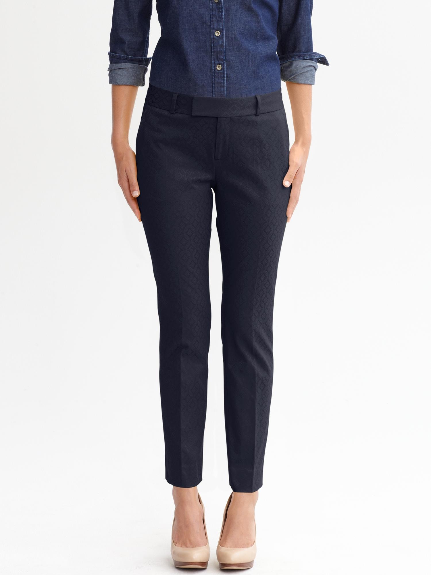 Hampton fit textured crop Banana Republic