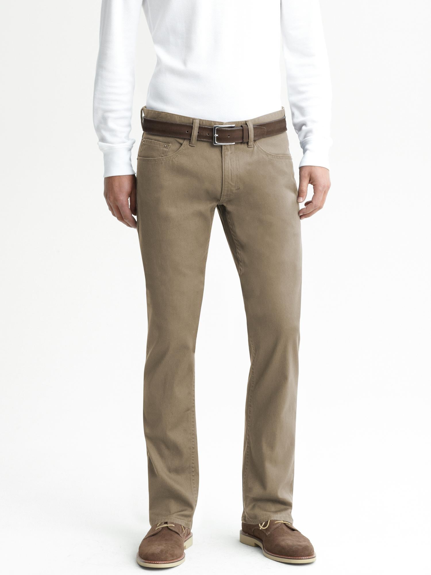 BANANA REPUBLIC Black 5 PKT Straight Cadet Utility Pants Cotton Polyester  Men (34W x 30L) at  Men's Clothing store