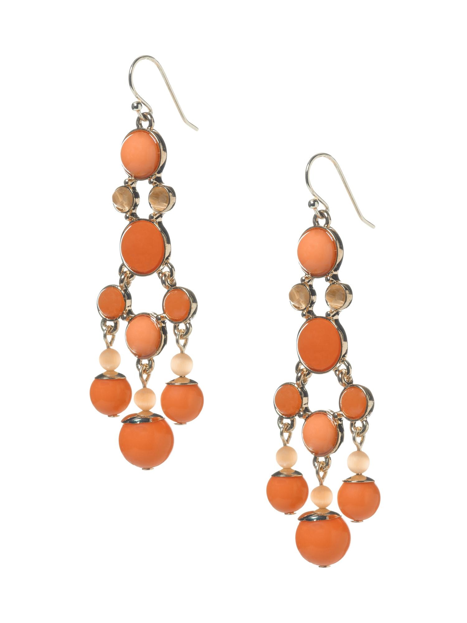 Coral cabochon earring | Banana Republic