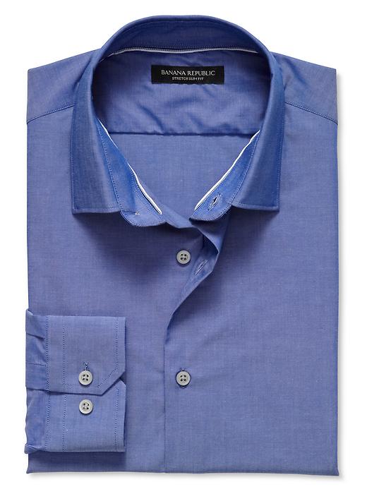 Tailored slim fit stretch dress shirt | Banana Republic