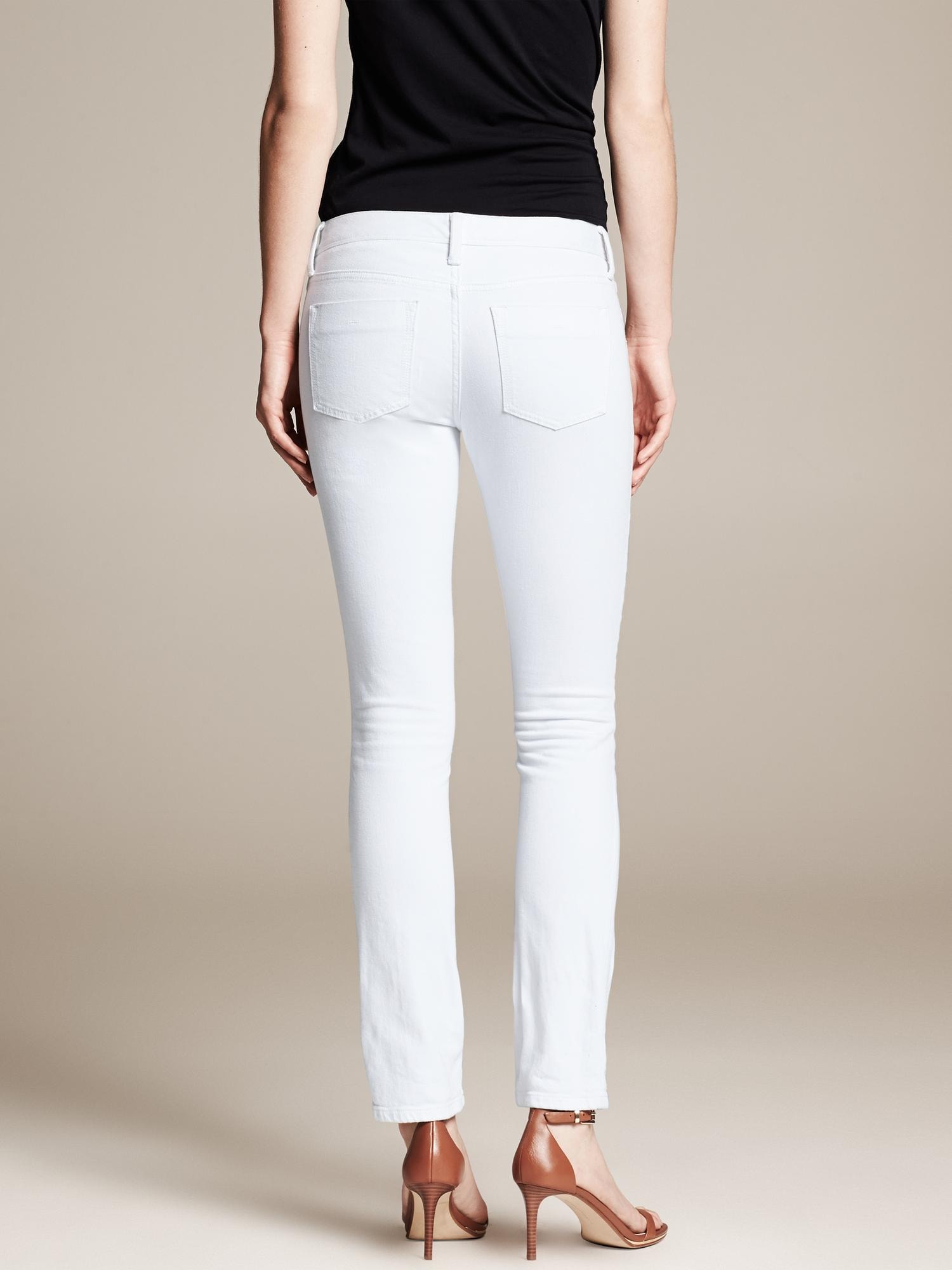 White Skinny Ankle Jean