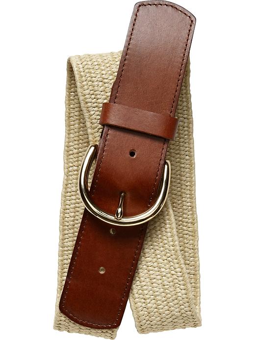 Raffia stretch trouser belt | Banana Republic display picture 3