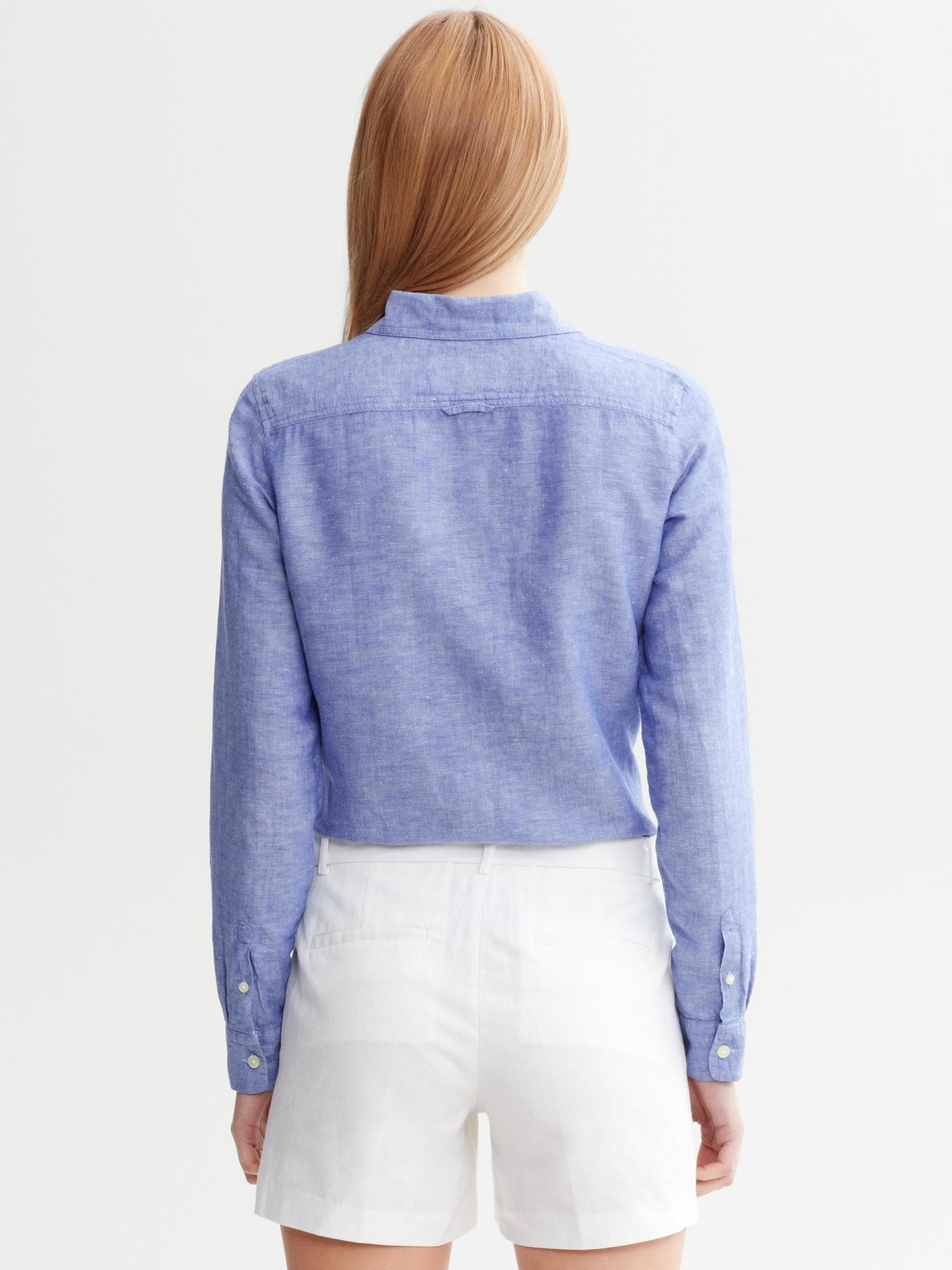 SoftWash LinenCotton Shirt Banana Republic