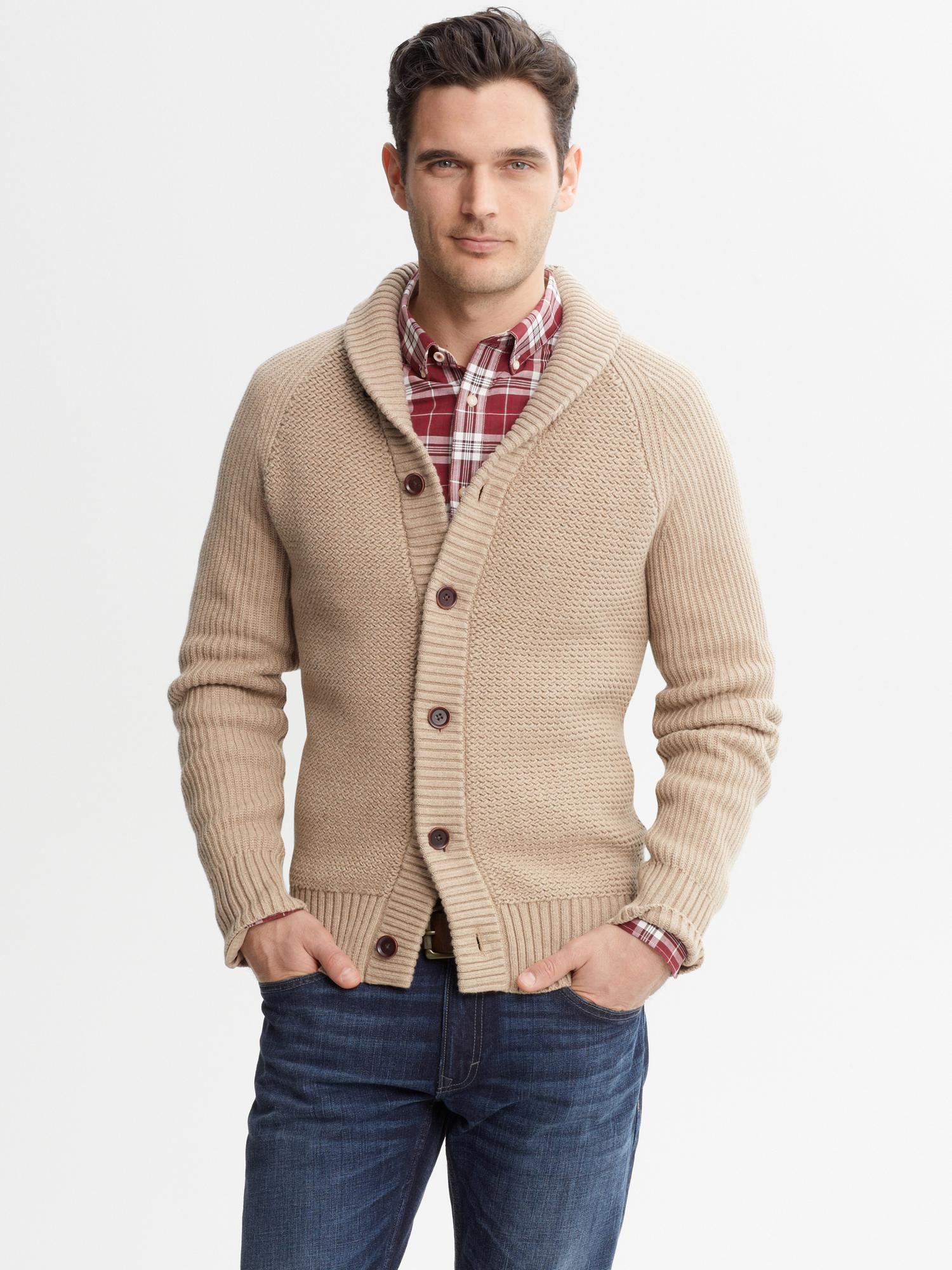 Heritage Shawl-Collar Cardigan | Banana Republic