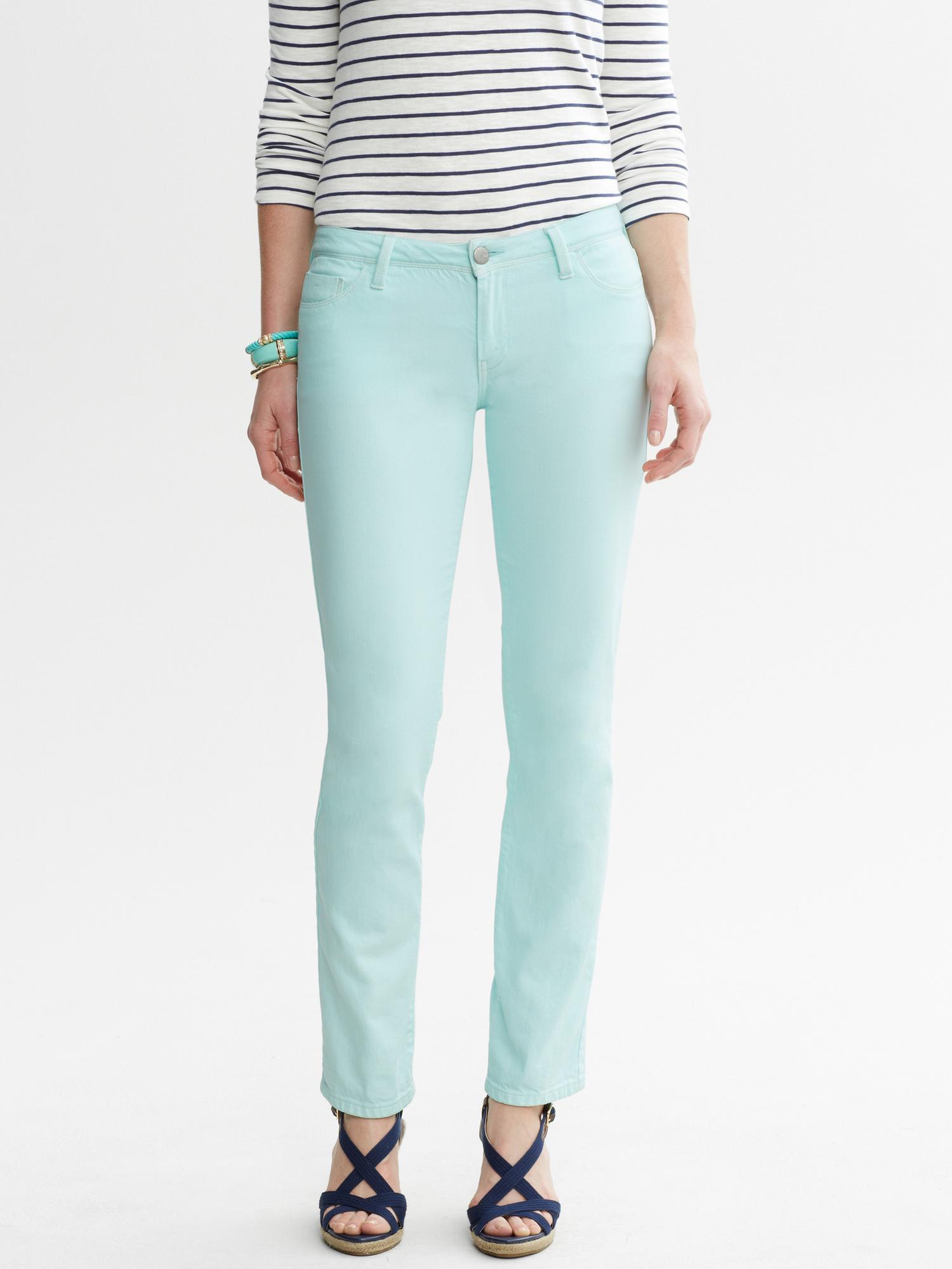 Pastel Skinny Ankle Jean