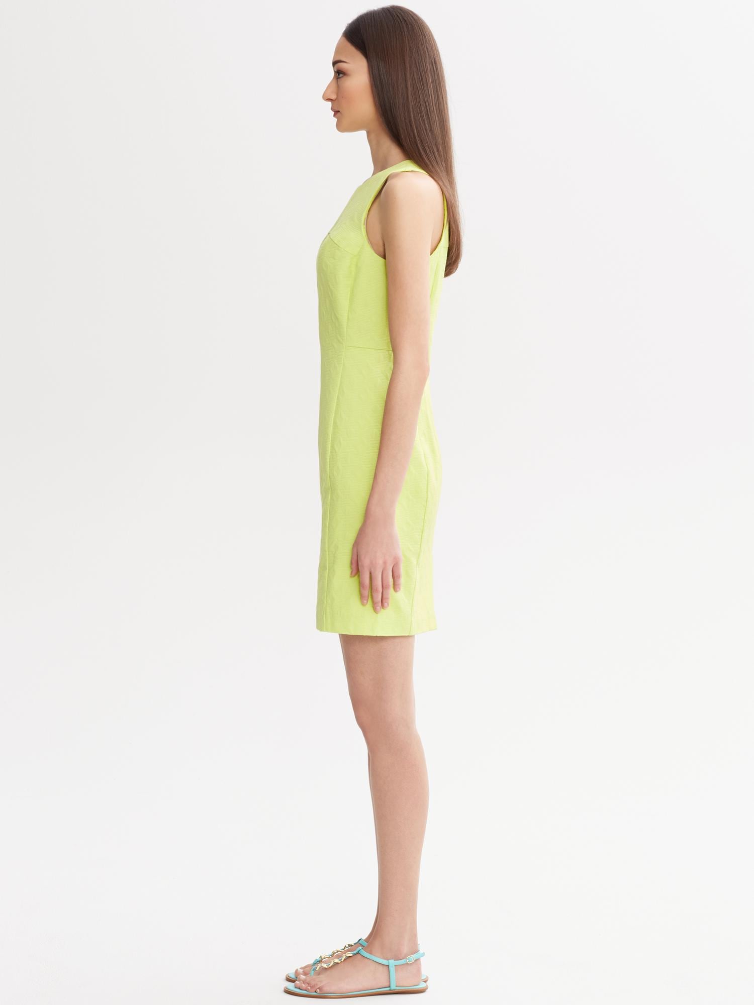 Milly Collection Sleeveless Jacquard Dress