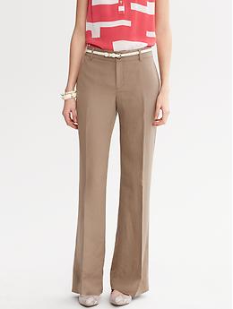 Linen Blend Wide-Leg Pant | Banana Republic