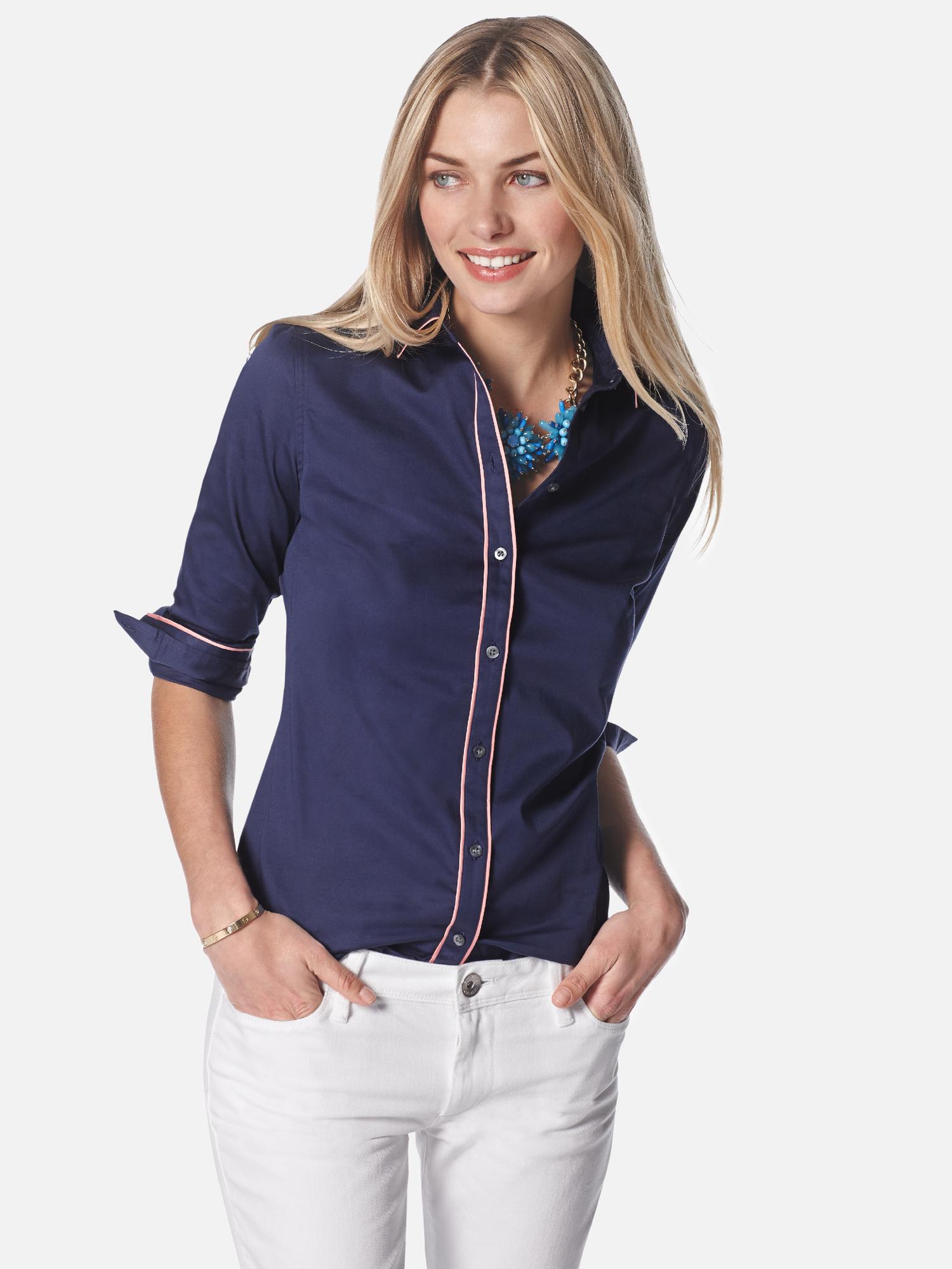 Milly Collection Piped Shirt | Banana Republic