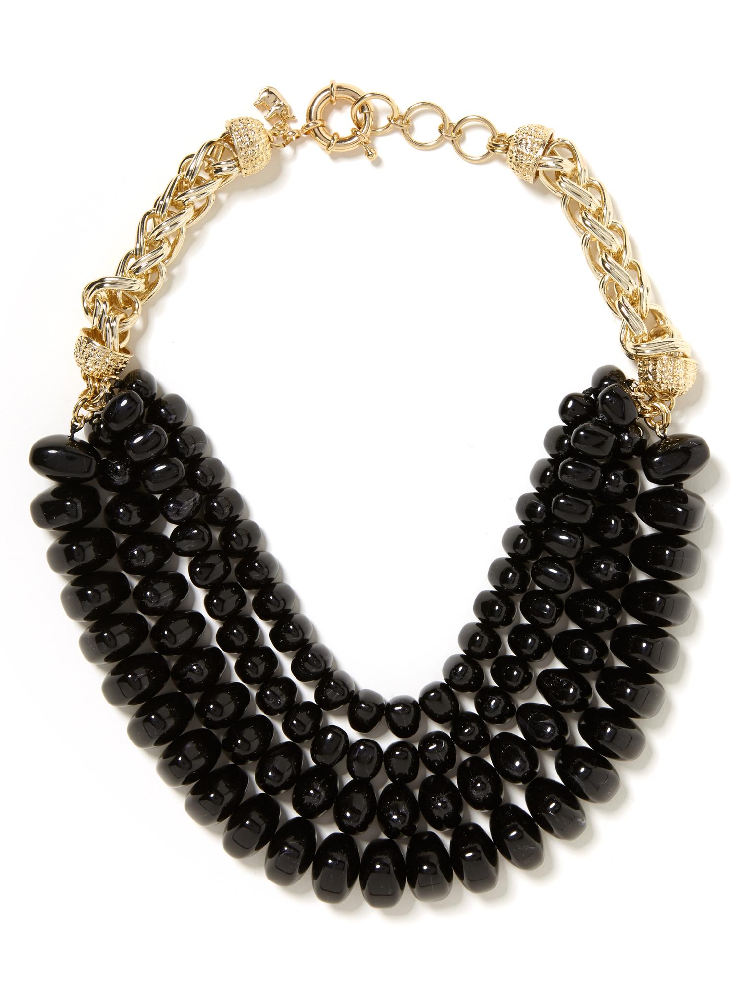 Bold Bead Necklace | Banana Republic