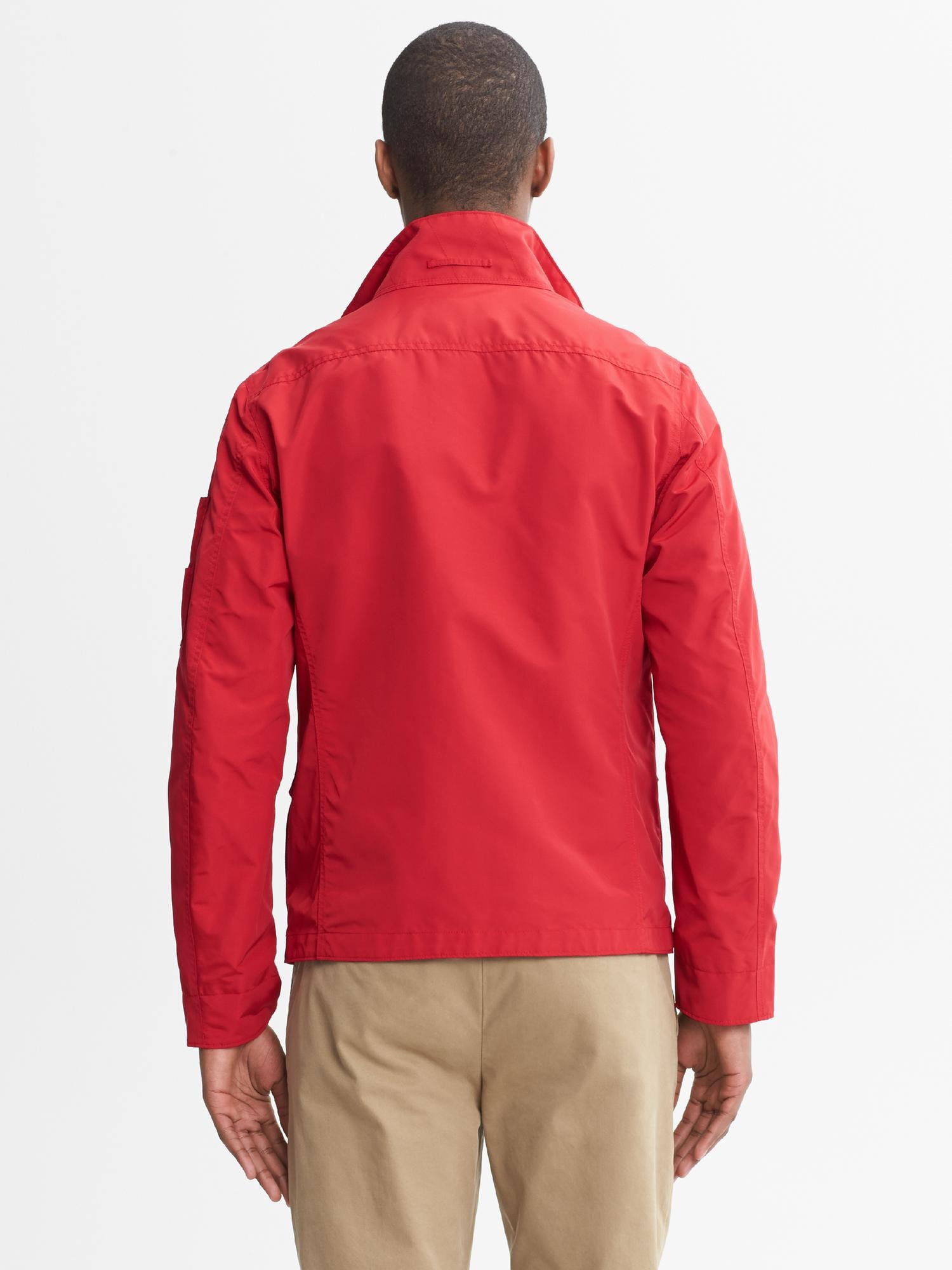 Four-Pocket Nylon Jacket | Banana Republic