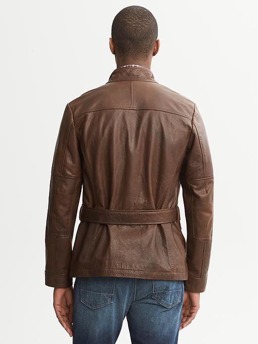 Heritage Leather Jacket | Banana Republic