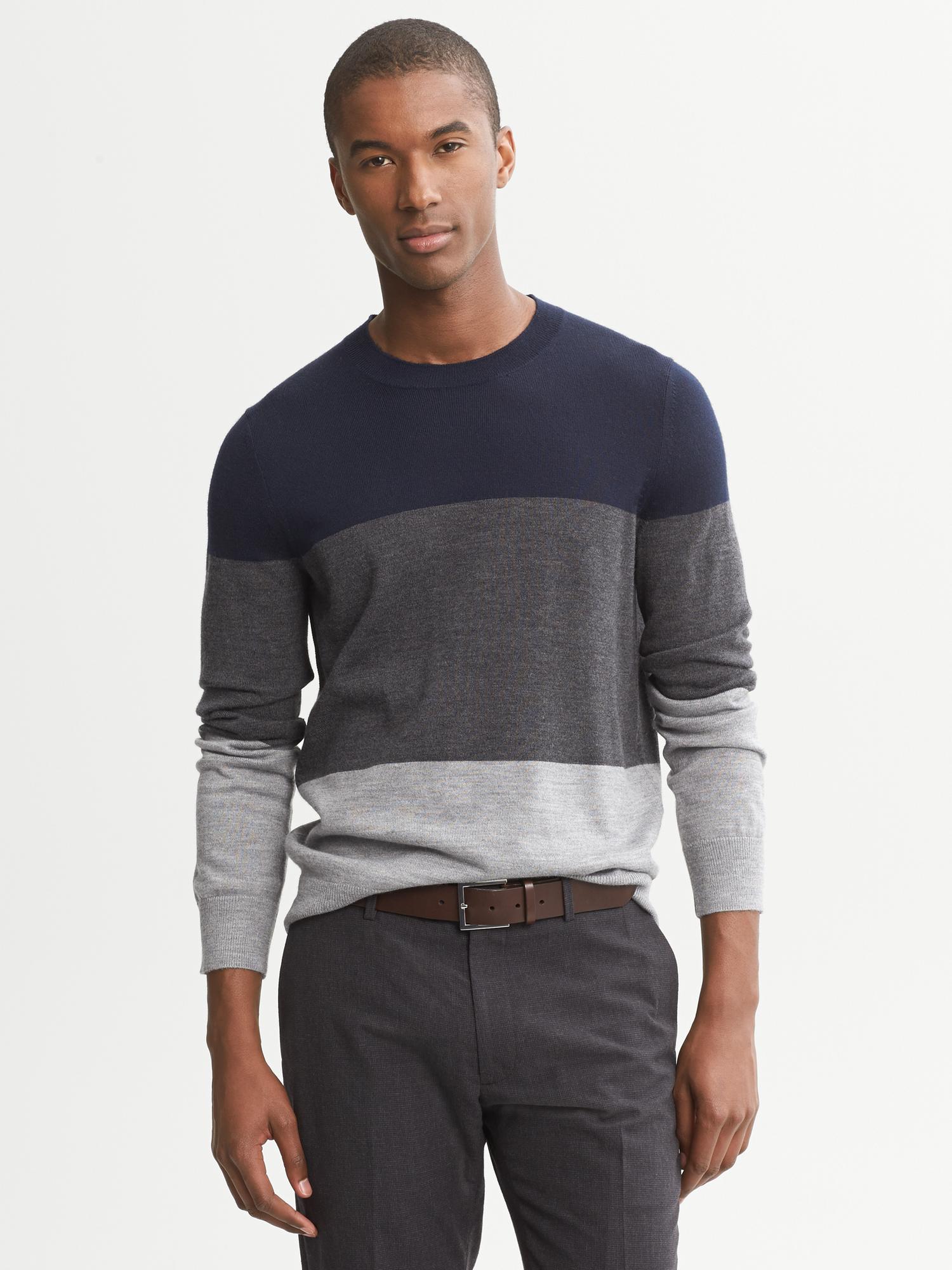 Colorblock Crew | Banana Republic