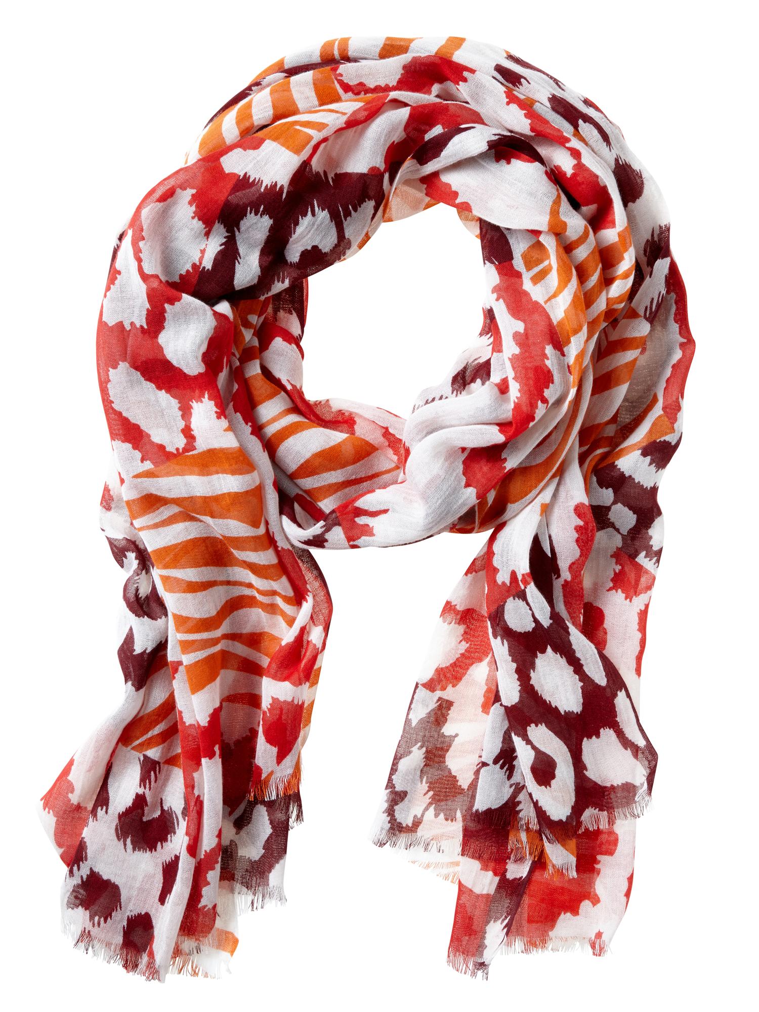 Issa Collection Animal Print Scarf