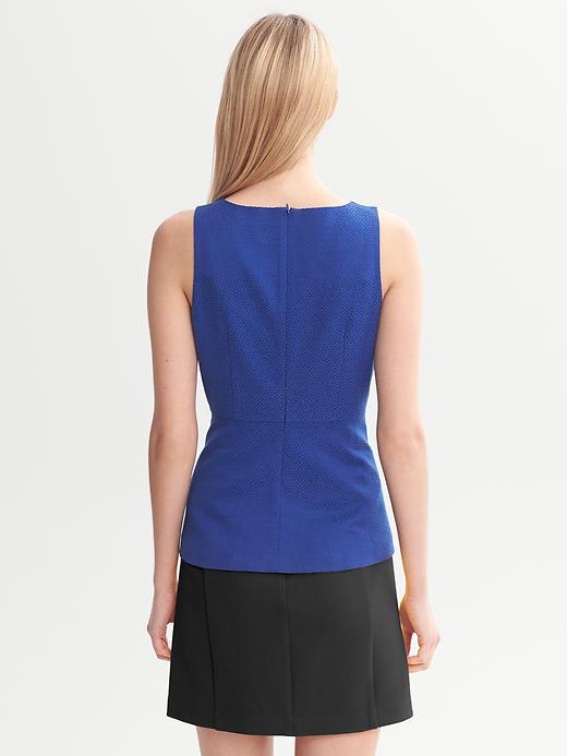cobalt blue peplum top