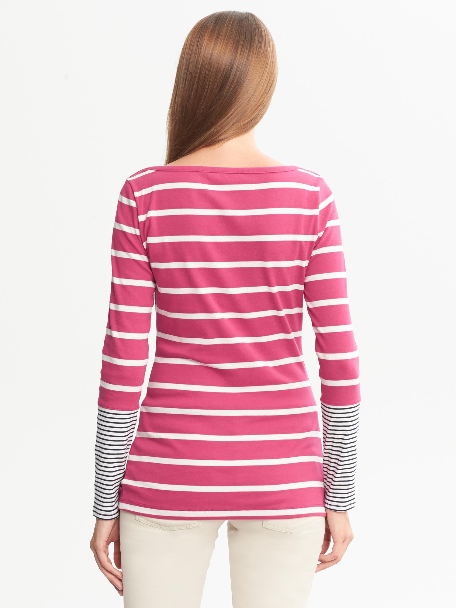 Bold Stripe Timeless Tee Banana Republic