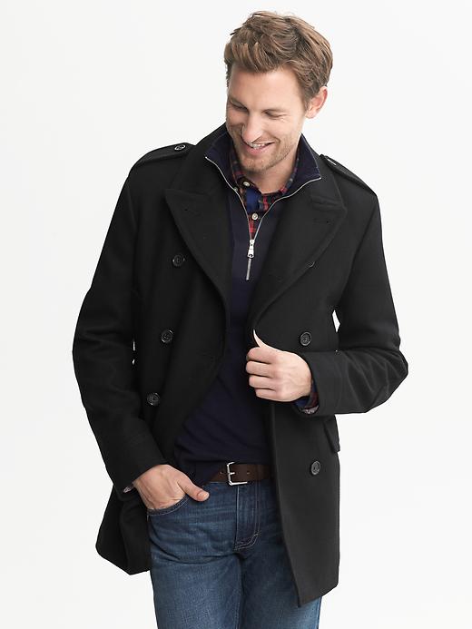 Wool Pea Coat | Banana Republic