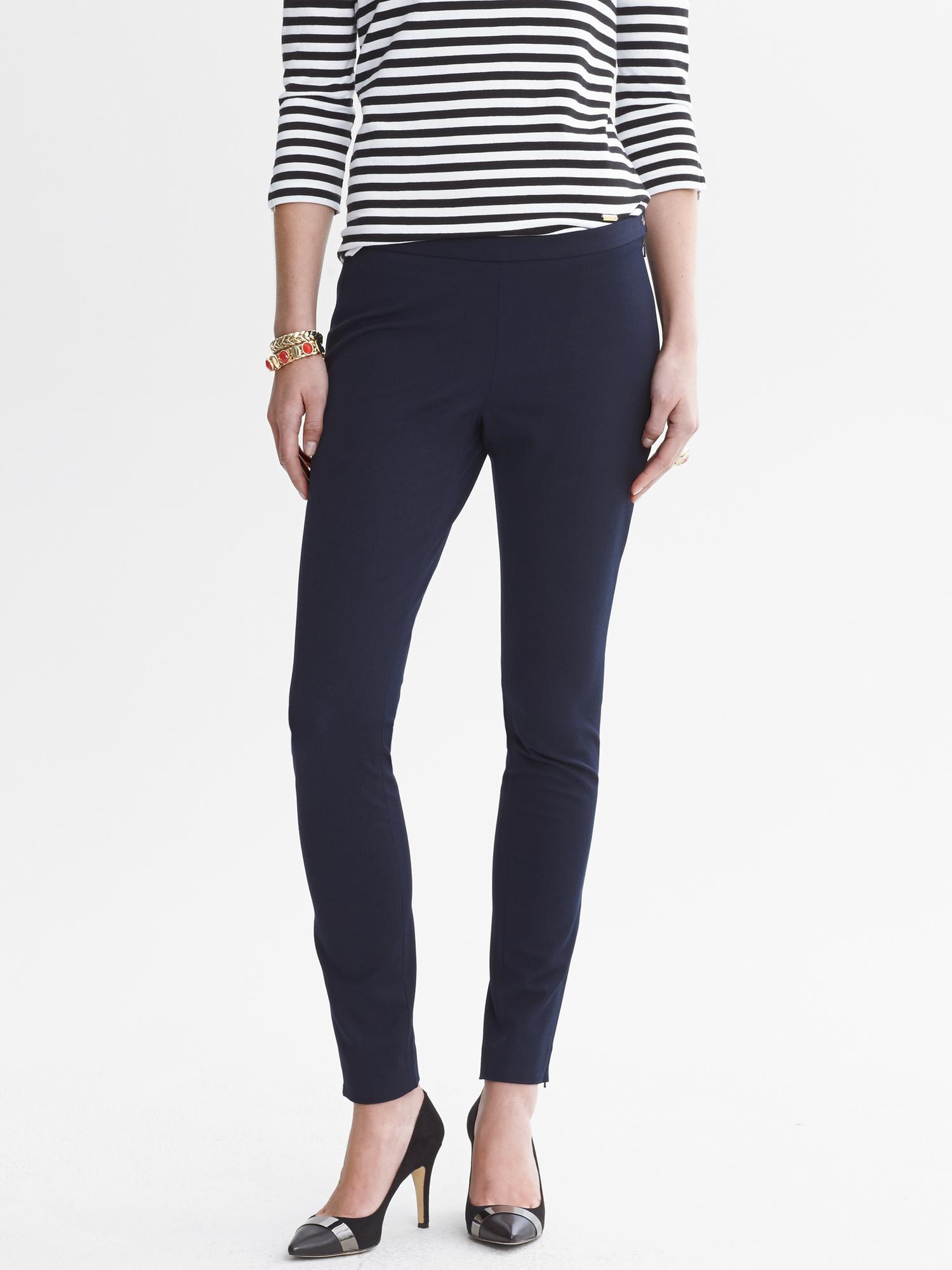 Sloan Skinny-Fit Ankle-Zip Ankle Pant