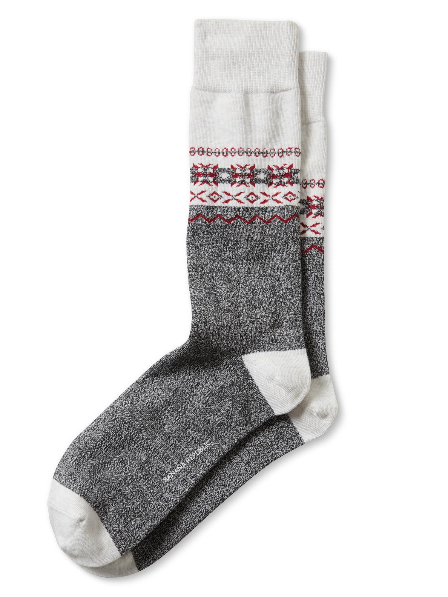 Fair Isle Sock