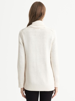 Cardigan Lungo Donna In Maglia Grossa – Aperto Davanti, Manica Lunga, Con Tasche, Beige, Taglia L, Vestibilità Comoda
