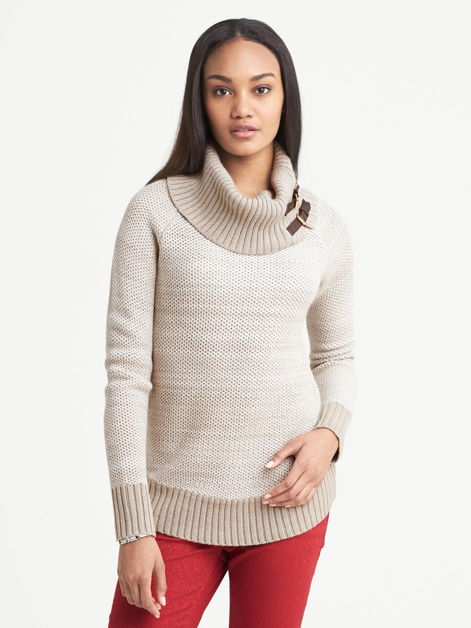 Cowl-Neck Pullover | Banana Republic