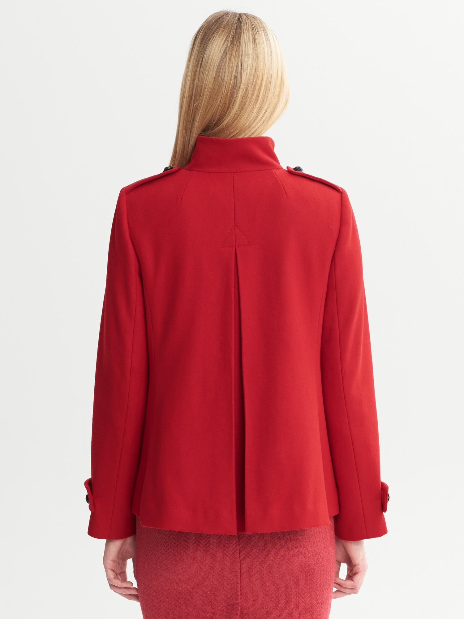 Short Swing Coat Banana Republic