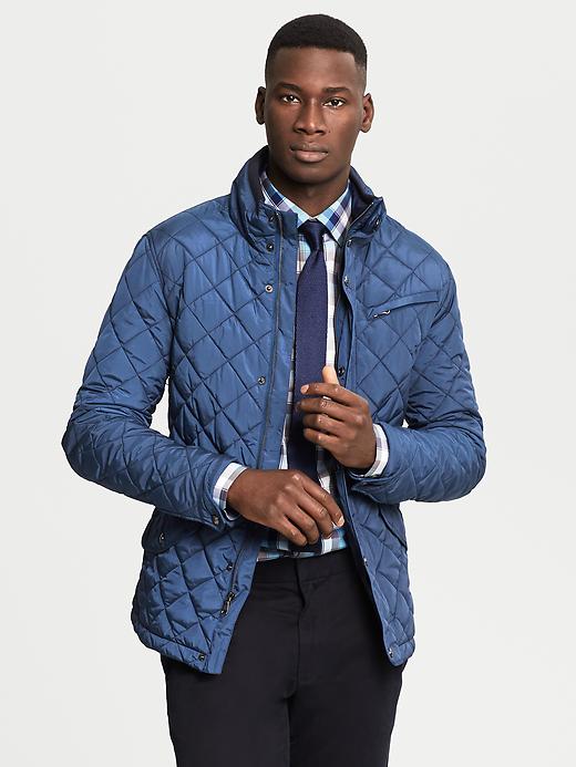 Banana republic mens quilted jacket hotsell