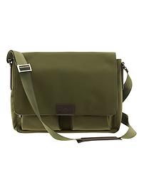 バッグ BANANA REPUBLIC Archive Leather Messeng Vintage Banana Republic Canvas/Leather Messenger Bag Black