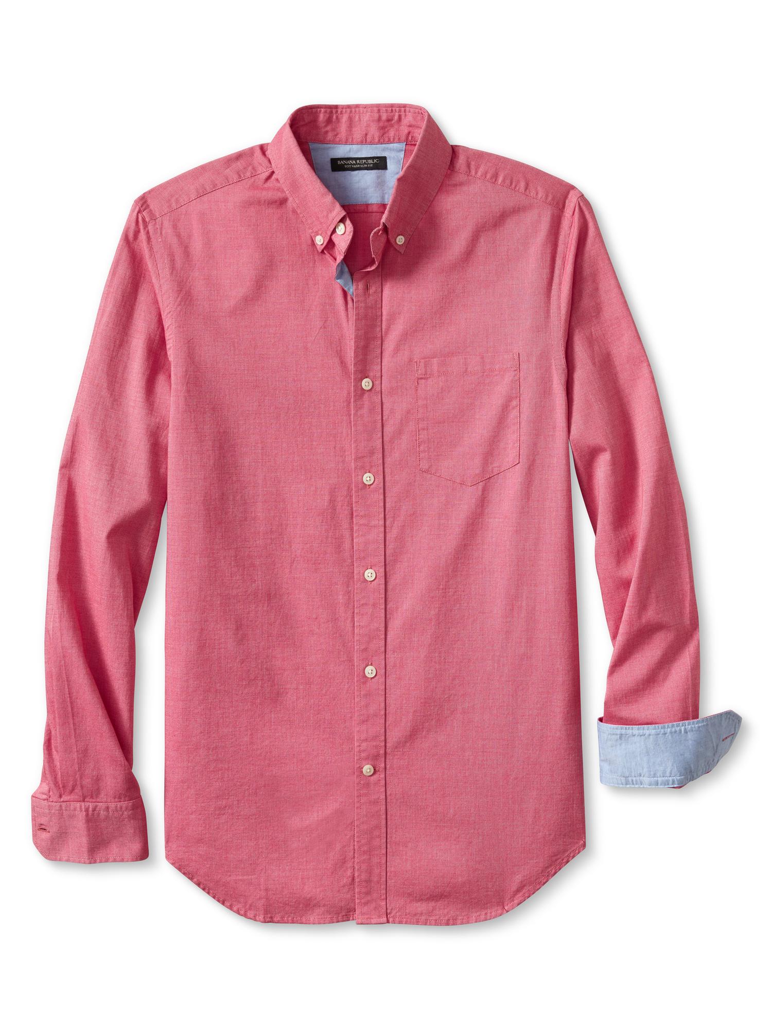 SlimFit SoftWash ButtonDown Shirt Banana Republic