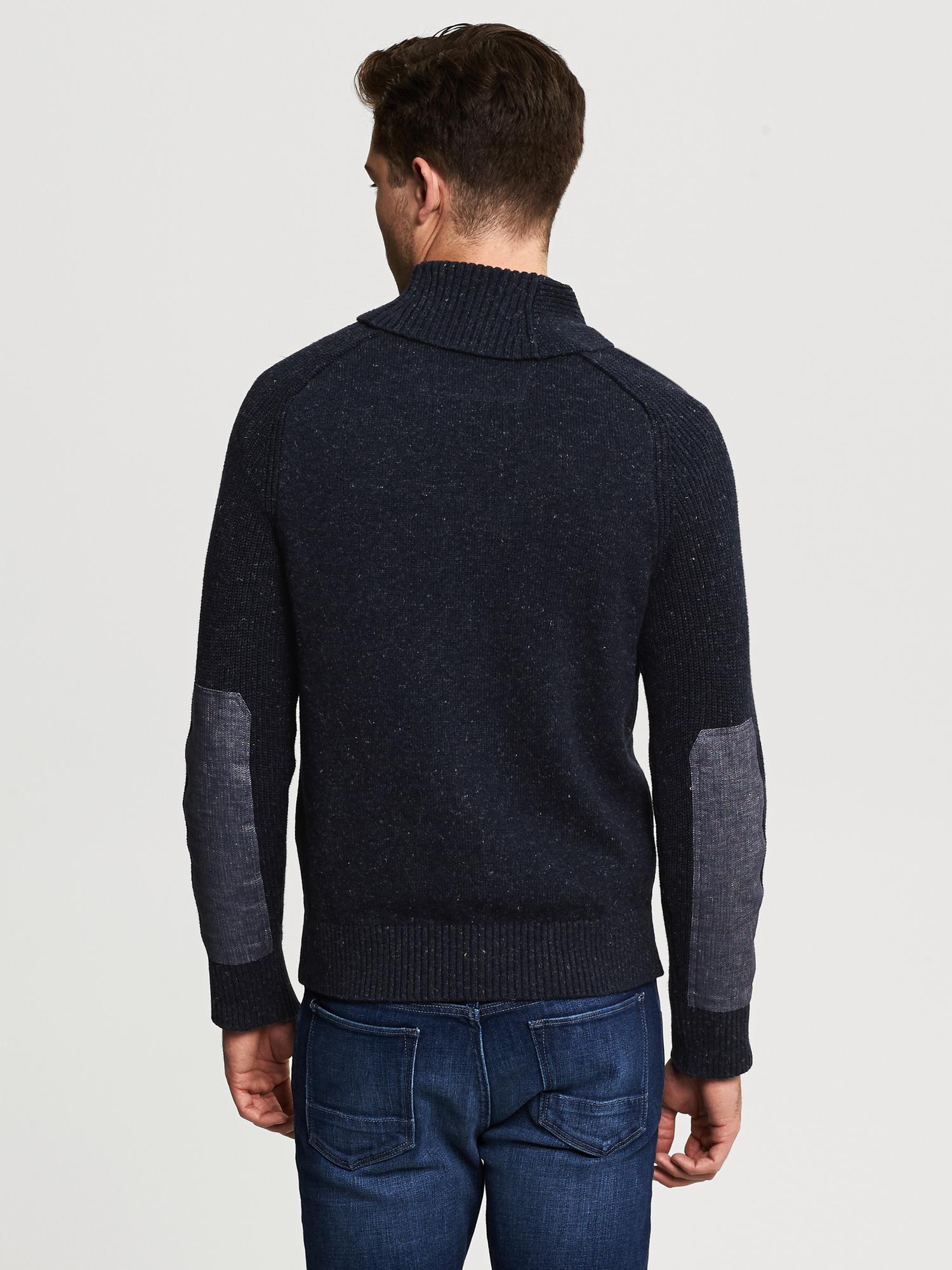 Heritage Chambray Patch Pullover | Banana Republic