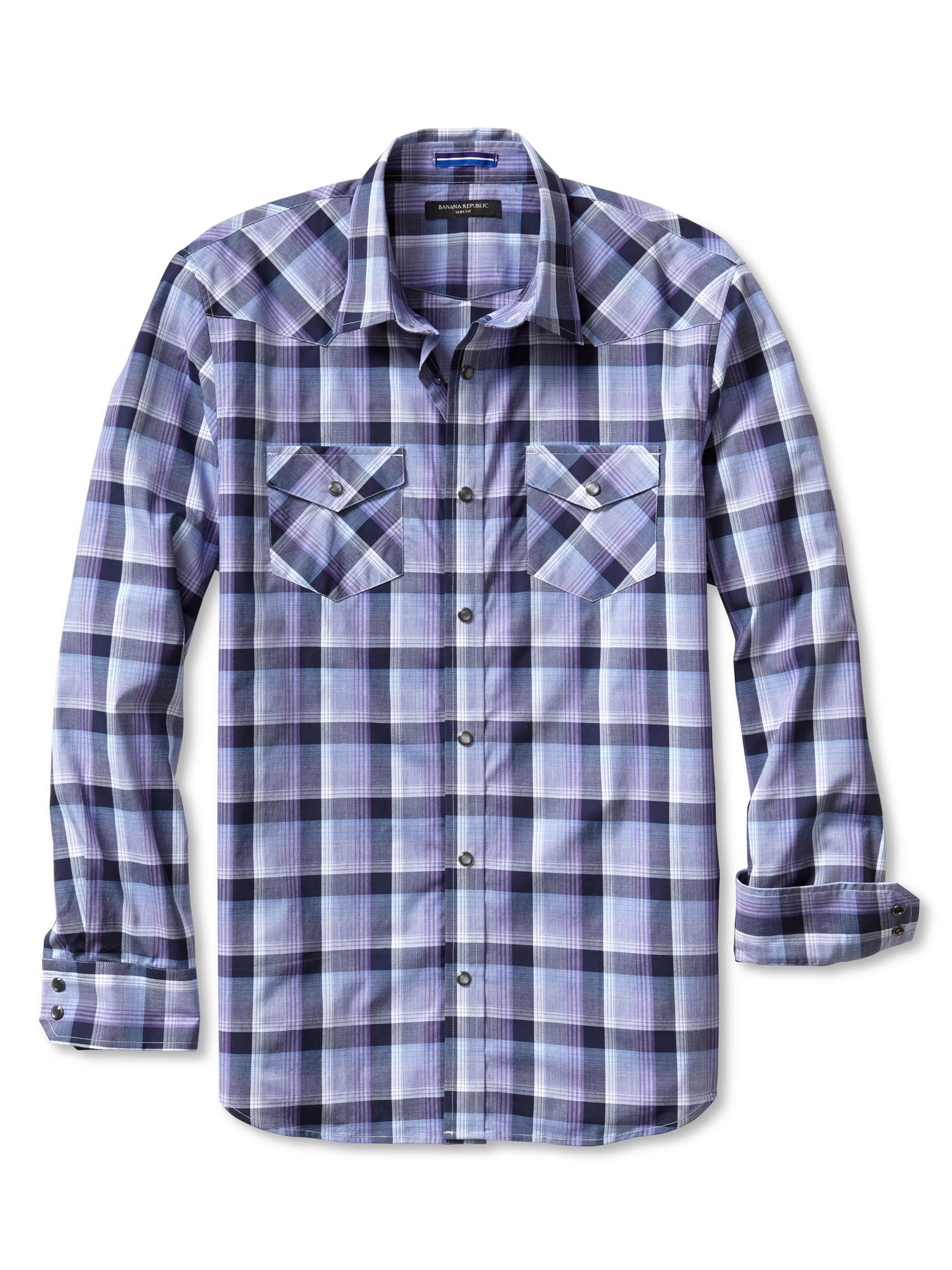 SlimFit Western Shirt Banana Republic