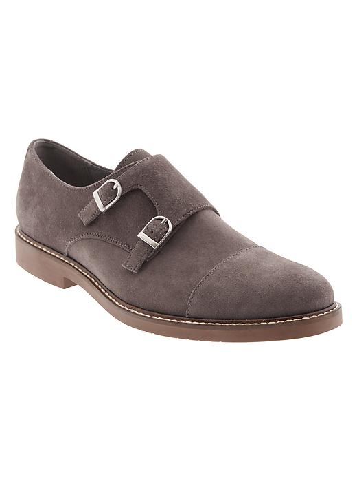 Banana Republic Ryan Grey Suede Double Monk Strap Never Worn Size 10 Ryan Curvy Stretch Twill Pant | Banana Republic Factory main image 4