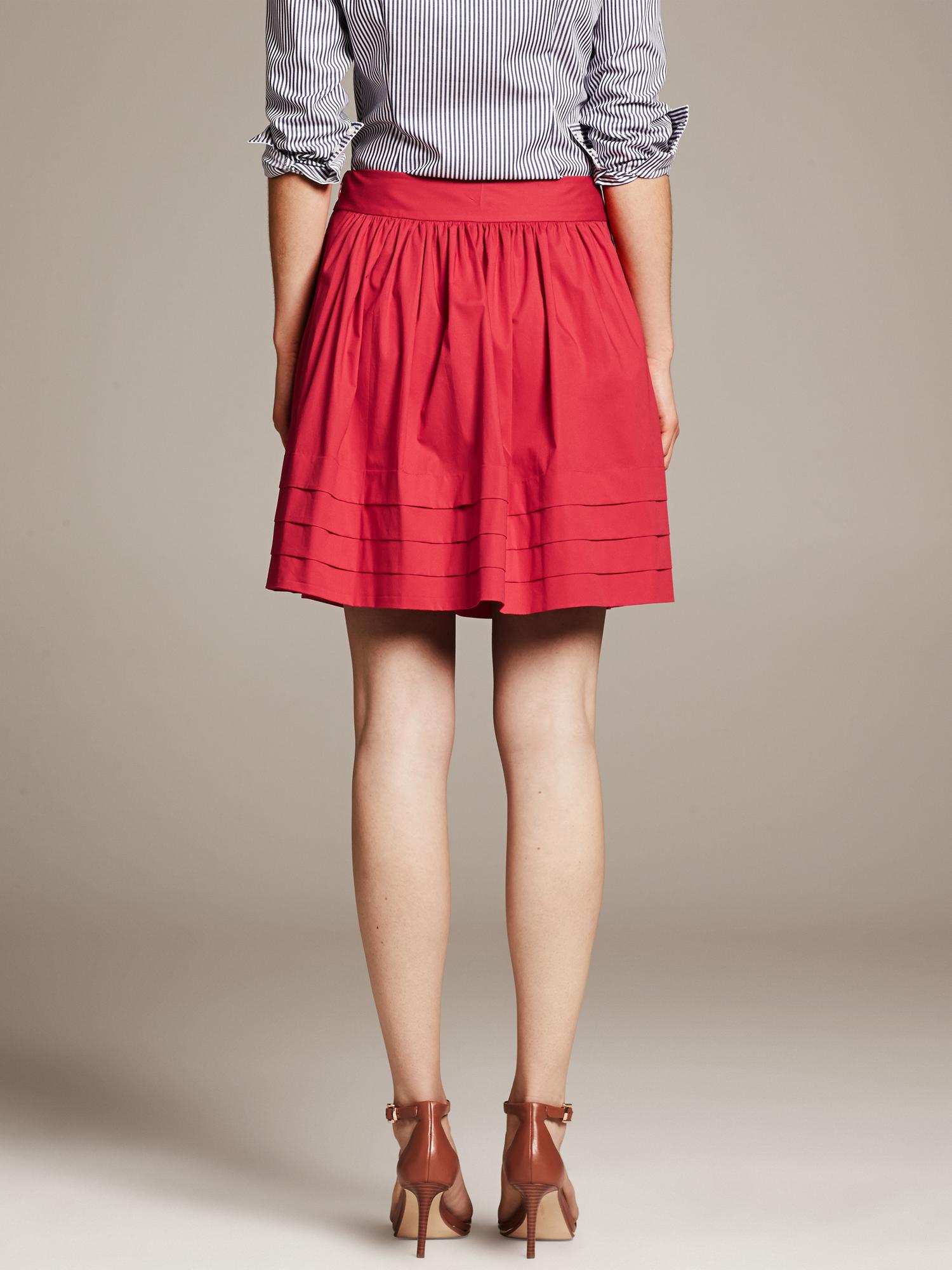 Pleated Circle Skirt